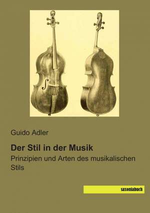 Der Stil in der Musik de Guido Adler