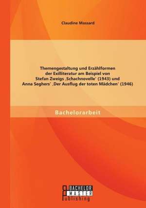 Themengestaltung Und Erzahlformen Der Exilliteratur Am Beispiel Von Stefan Zweigs Schachnovelle' (1943) Und Anna Seghers' Der Ausflug Der Toten Madche: Gawan Aus Der Sicht Von Wolfram Von Eschenbach Und Chretien de Troyes de Claudine Massard