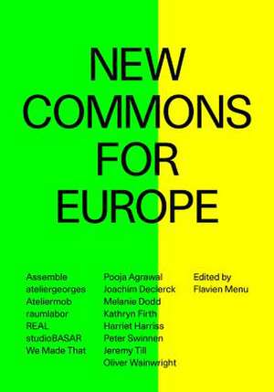 New Commons for Europe de Flavien Menu