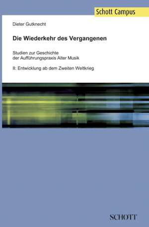 Die Wiederkehr des Vergangenen de Dieter Gutknecht