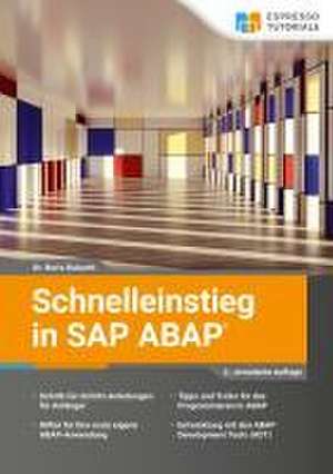 Schnelleinstieg in SAP ABAP de Boris Rubarth