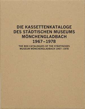 Kassettenkataloge des Städtischen Museums Mönchengladbach de Susanne Titz