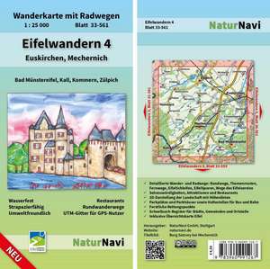 Eifelwandern 4 - Euskirchen, Mechernich 1 : 25 000