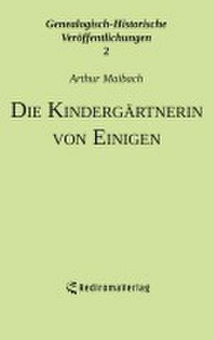 Die Kindergärtnerin von Einigen de Arthur Maibach