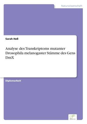 Analyse des Transkriptoms mutanter Drosophila melanogaster Stämme des Gens DmX de Sarah Heß