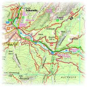 Karwendelgebirge, Achensee, Sylvensteinstausee Wander- und Radkarte 1 : 35 000