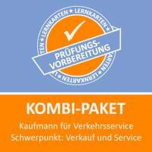 Kombi-Paket Kauffrau für Verkehrsservice Schwerpunkt Verkauf und Service Lernkarten de Jennifer Christiansen