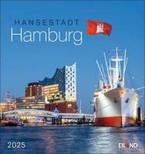 Hansestadt Hamburg Postkartenkalender 2025 de Eiland