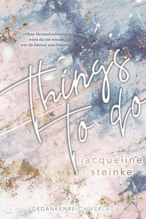 Things to do de Jacqueline Steinke