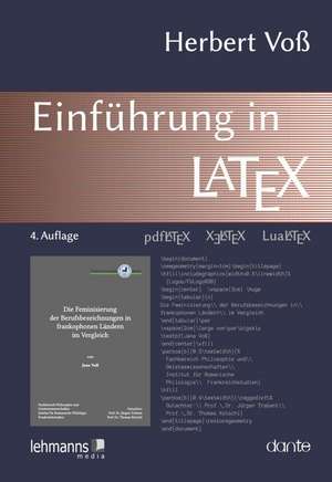 Einführung in LaTeX de Herbert Voß