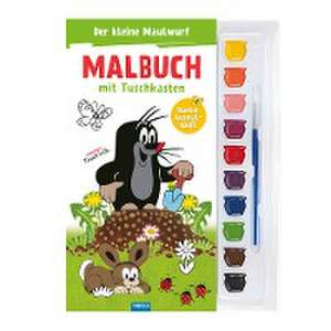 Trötsch Der kleine Maulwurf Malbuch mit Tuschkasten de Trötsch Verlag