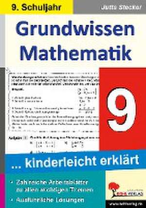 Grundwissen Mathematik / Klasse 9 de Jutta Stecker