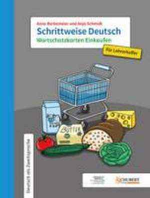 Schrittweise Deutsch / Wortschatzkarten Einkaufen für Lehrerkoffer de Anne Berkemeier