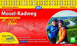 ADFC-Radreiseführer Mosel-Radweg 1:50.000 praktische Spiralbindung, reiß- und wetterfest, GPS-Tracks Download de Otmar Steinbicker