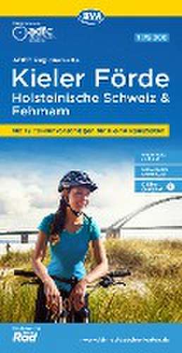 ADFC-Regionalkarte Kieler Förde Holsteinische Schweiz & Fehmarn, 1:75.000, mit Tagestourenvorschlägen, reiß- und wetterfest, E-Bike-geeignet, GPS-Tracks Download de Allgemeiner Deutscher Fahrrad-Club e.V. (ADFC)