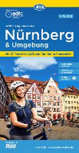 ADFC-Regionalkarte Nürnberg & Umgebung, 1:75.000, mit Tagestourenvorschlägen, reiß- und wetterfest, E-Bike-geeignet, GPS-Tracks Download de Allgemeiner Deutscher Fahrrad-Club e.V. (ADFC)