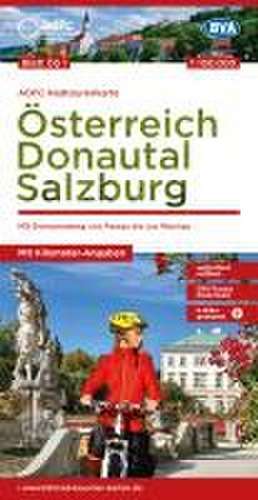 ADFC-Radtourenkarte ÖS1 Österreich Donautal Salzburg 1:150:000, reiß- und wetterfest, E-Bike geeignet, GPS-Tracks Download, mit Bett+Bike Symbolen, mit Kilometer-Angaben de Allgemeiner Deutscher Fahrrad-Club e. V. (ADFC)