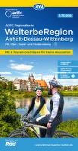 ADFC-Regionalkarte WelterbeRegion Anhalt - Dessau- Wittenberg, 1:75.000, mit Tagestourenvorschlägen, reiß- und wetterfest, E-Bike-geeignet, GPS-Tracks Download de Allgemeiner Deutscher Fahrrad-Club e. V. (ADFC)