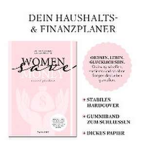 Women save Money | Haushalts- und Finanzplaner für Frauen inkl. Spar-Tipps und Spar Challenge für Einnahmen und Ausgaben | Rosa Budgetplaner für 1 Jahr de Lisa Wirth