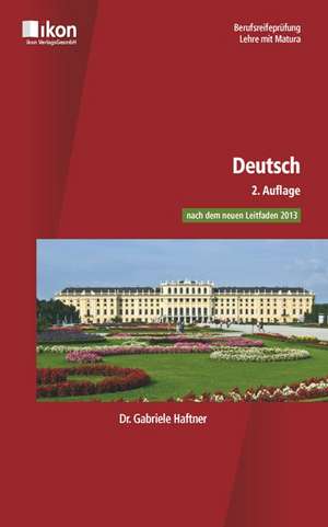 BRP Deutsch. Lehr- und Arbeitsbuch de Gabriele Haftner