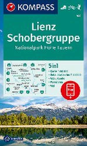 KOMPASS Wanderkarte 48 Lienz, Schobergruppe, Nationalpark Hohe Tauern 1:50.000 de KOMPASS-Karten GmbH