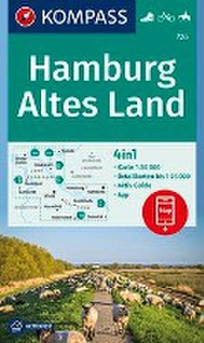 KOMPASS Wanderkarte 726 Hamburg, Altes Land 1:50.000 de KOMPASS-Karten GmbH