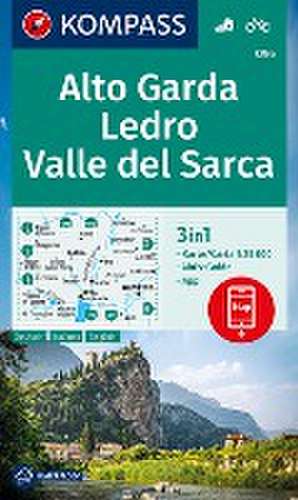 KOMPASS Wanderkarte 096 Alto Garda, Ledro, Valle del Sarca 1:25.000 de KOMPASS-Karten GmbH