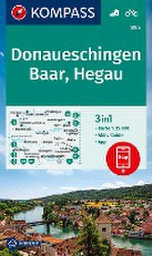 KOMPASS Wanderkarte 895 Donaueschingen, Baar, Hegau 1:35.000 de KOMPASS-Karten GmbH