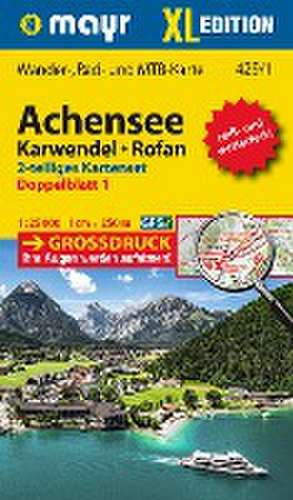 Mayr Wanderkarte Achensee, Karwendel, Rofan XL (2-Karten-Set) 1:25.000