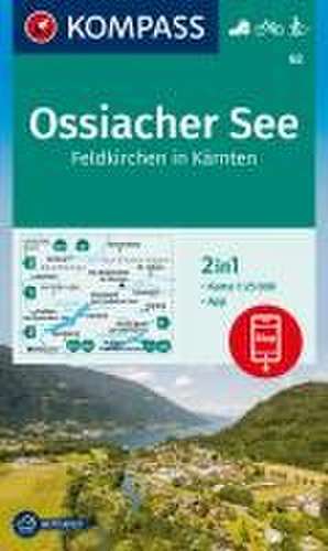 KOMPASS Wanderkarte 62 Ossiacher See, Feldkirchen in Kärnten 1:25.000