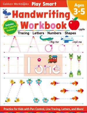 Play Smart Learn to Write Workbook de Gakken Early Childhood Experts