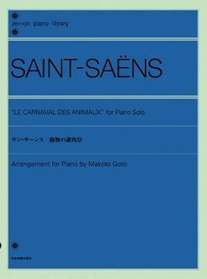 Le Carnaval Des Animaux (Carnival of the Animals): Piano Solo de Camille Saint-Saens