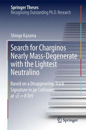 Search for Charginos Nearly Mass-Degenerate with the Lightest Neutralino: Based on a Disappearing-Track Signature in pp Collisions at √s = 8 TeV de Shingo Kazama