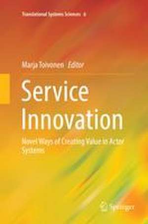 Service Innovation de Marja Toivonen