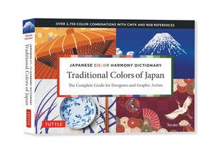 Japanese Color Harmony Dictionary: Traditional Colors: The Complete Guide for Designers and Graphic Artists (Over 2,750 Color Combinations and Patterns with CMYK and RGB References) de Teruko Sakurai