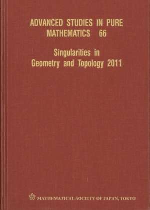 Singularities in Geometry and Topology 2011 de Vincent Blanlil