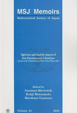 Algebraic and Analytic Aspects of Zeta Functions and L-Functions de Gautami Bhowmik