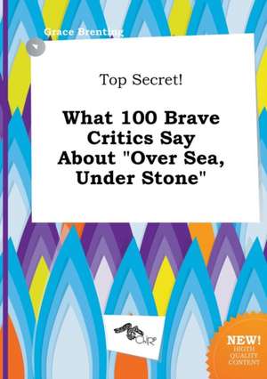 Top Secret! What 100 Brave Critics Say about Over Sea, Under Stone de Grace Brenting