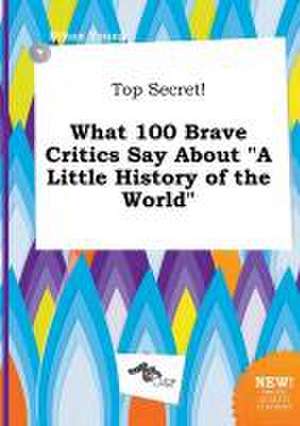 Top Secret! What 100 Brave Critics Say about a Little History of the World de Ethan Young