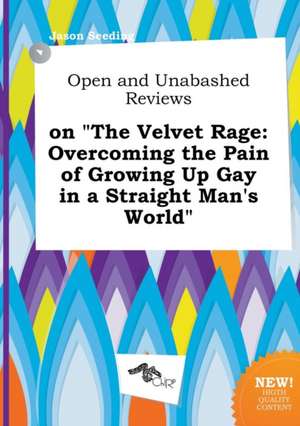 Open and Unabashed Reviews on the Velvet Rage: Overcoming the Pain of Growing Up Gay in a Straight Man's World de Jason Seeding