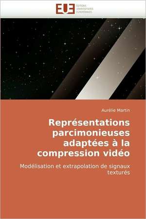 Representations Parcimonieuses Adaptees a la Compression Video: Apports de La Microscopie Electronique de Aurélie Martin