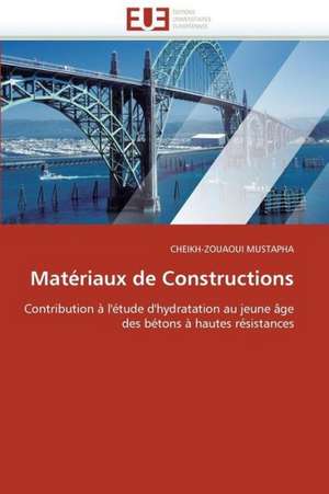 Materiaux de Constructions: Bases Neurales de CHEIKH-ZOUAOUI MUSTAPHA