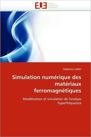 Simulation numérique des matériaux ferromagnétiques de Stéphane Labbé