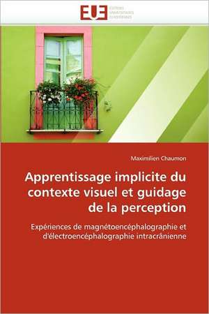 Apprentissage implicite du contexte visuel et guidage de la perception de Maximilien Chaumon