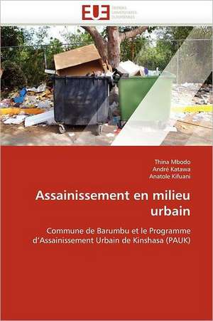 Assainissement en milieu urbain de Thina Mbodo