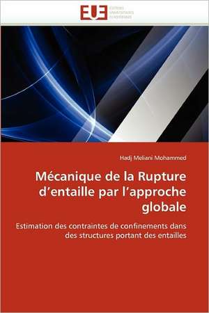 Mecanique de La Rupture D Entaille Par L Approche Globale: Une Communaute Composite, Une Ecole Plurilingue de Hadj Meliani Mohammed