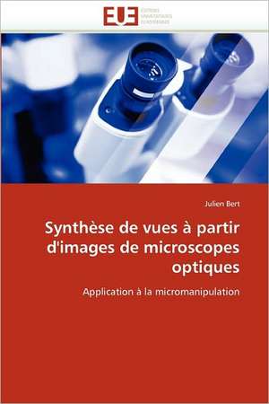 Synthèse de vues à partir d'images de microscopes optiques de Julien Bert