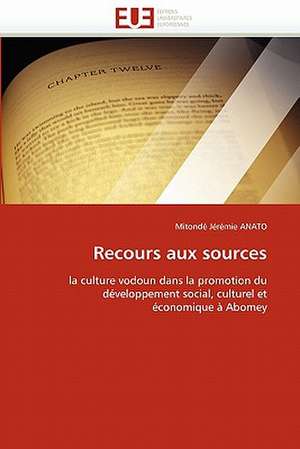 Recours aux sources de Mitondé Jérémie Anato