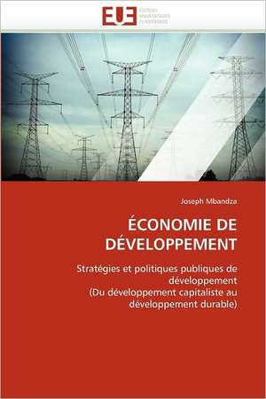 Economie de Developpement de Joseph Mbandza