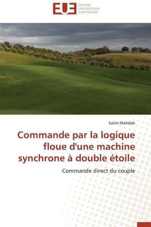Commande par la logique floue d'une machine synchrone à double étoile de Salim Mahdab